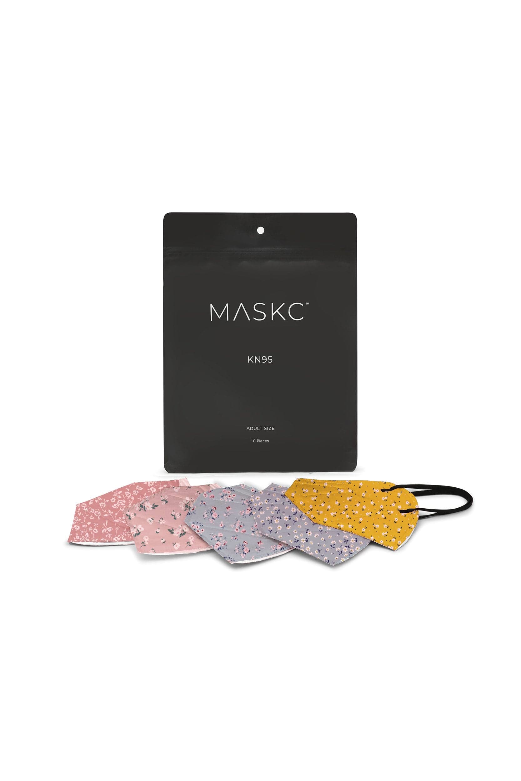 Pack of multiple variations of Floral printed KN95 face masks. Each pack contains stylish high quality face masks. 