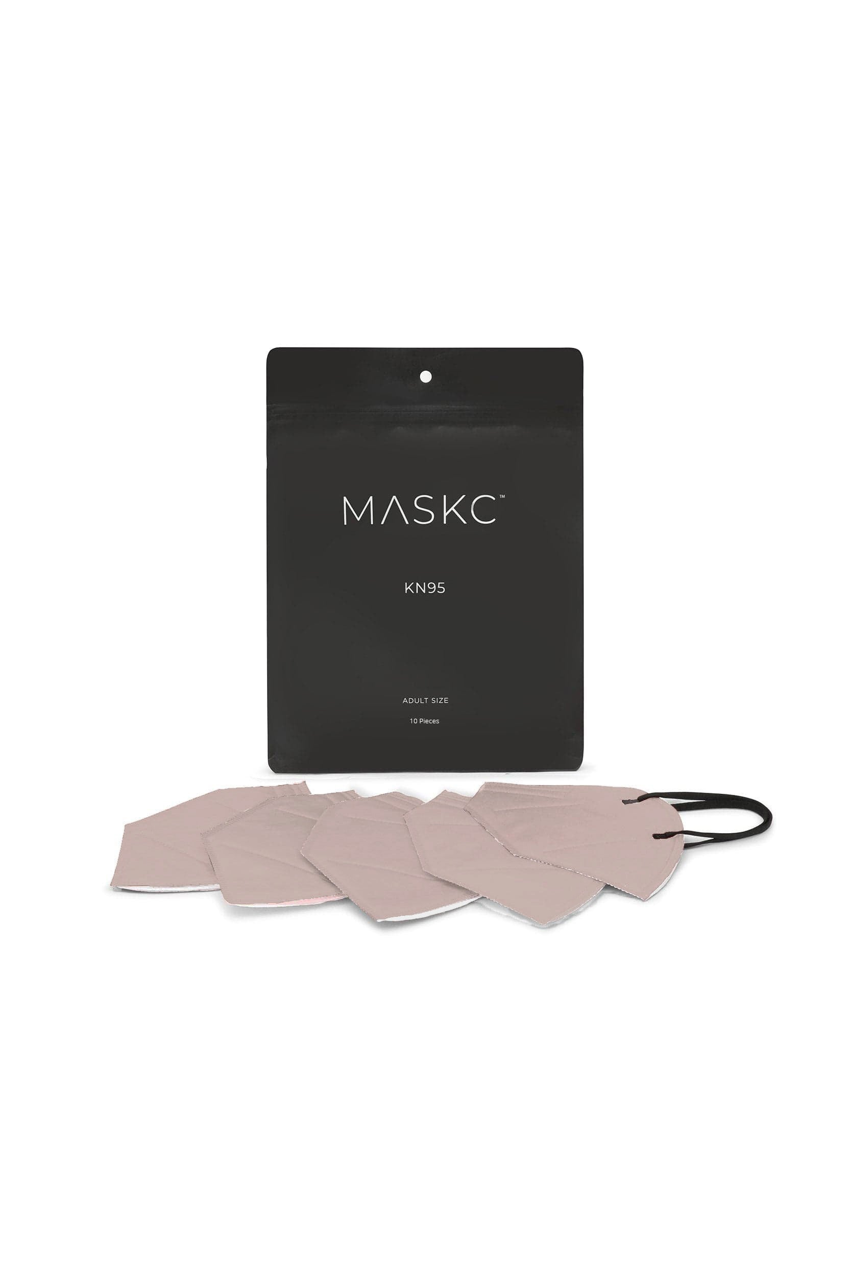Pack of Light Brown KN95 face masks. Each pack contains stylish high quality face masks. 