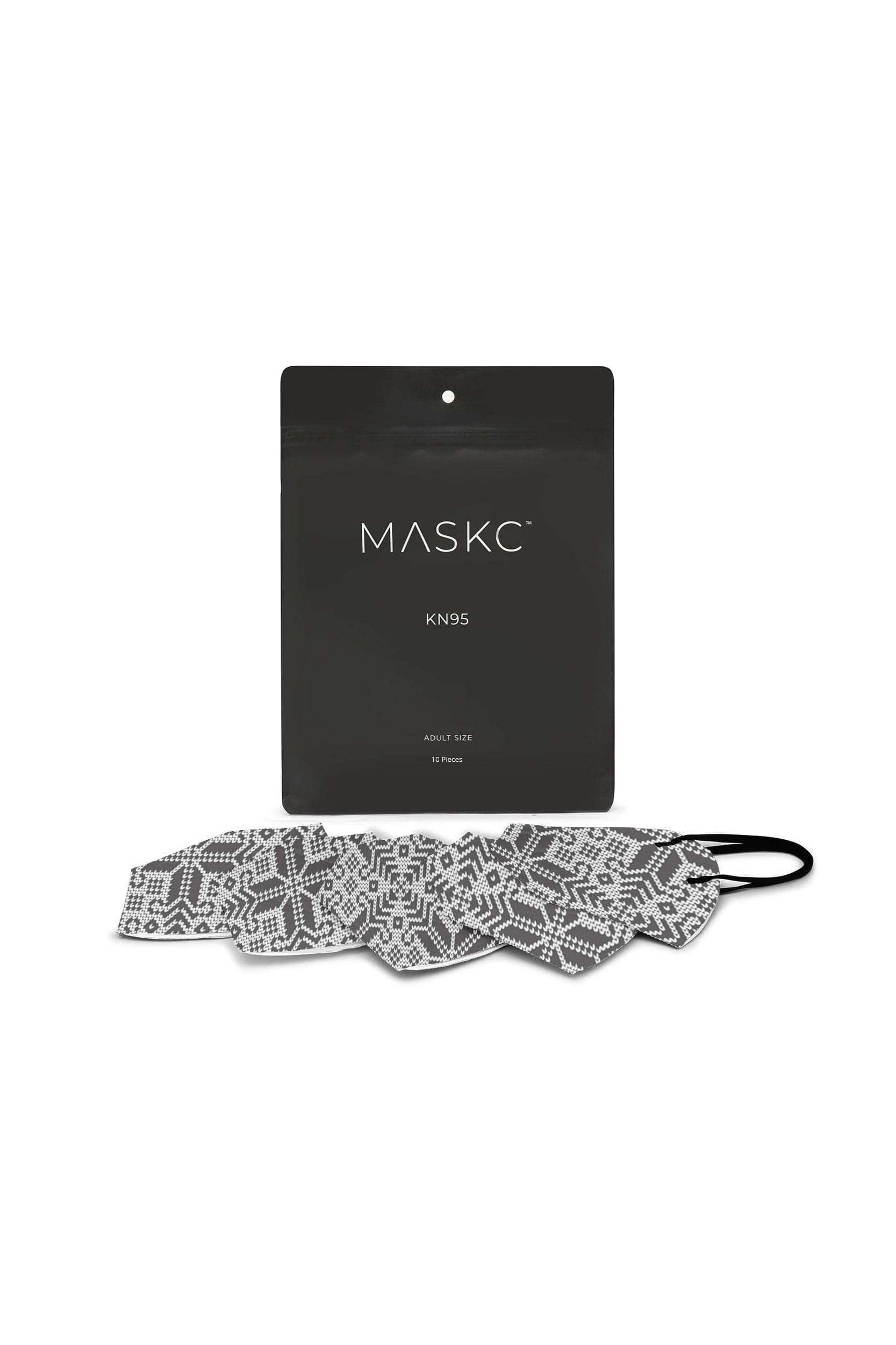 Pack of Geometric pattern printed KN95 face masks. Each pack contains stylish high quality face masks. 