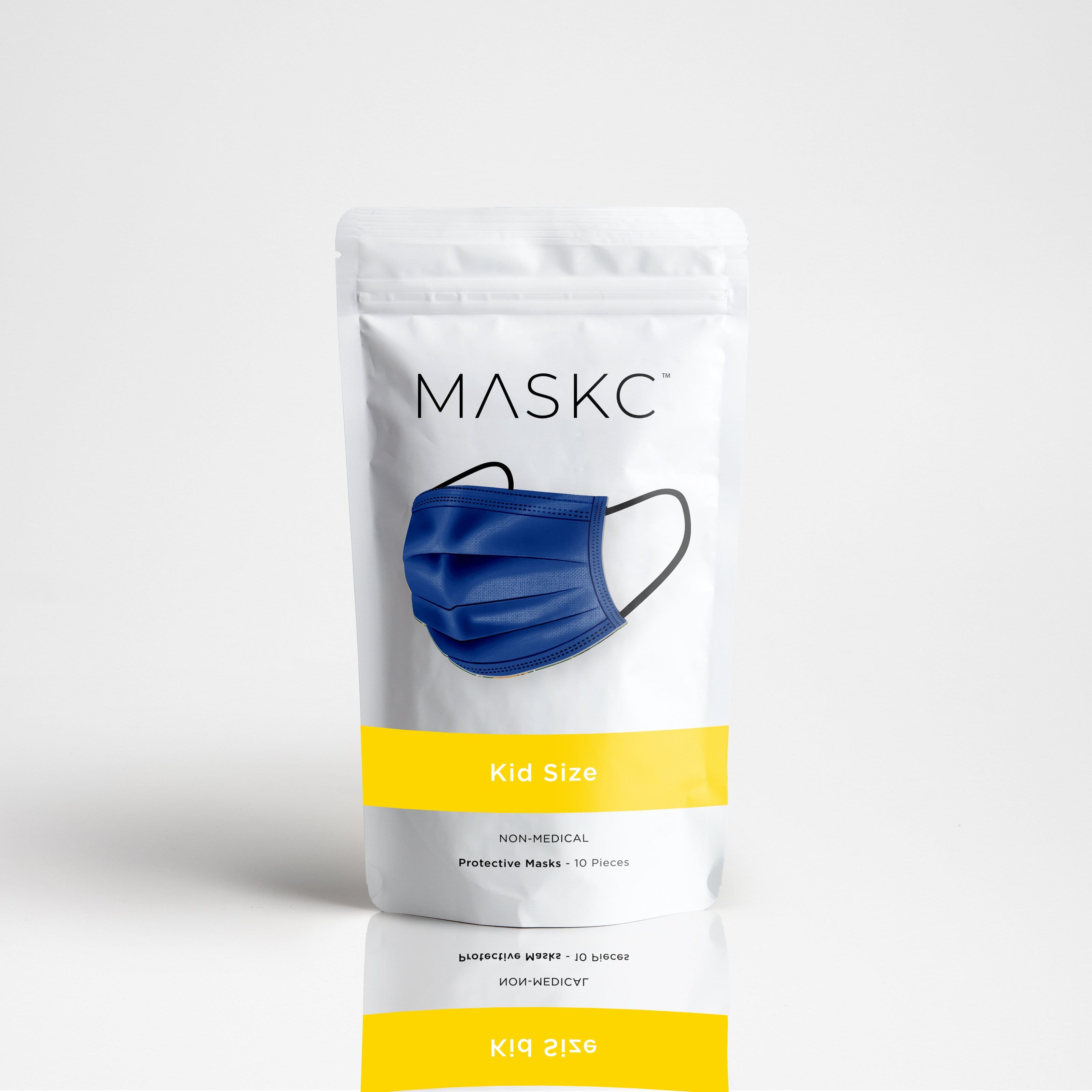 Pack of Navy Blue face masks. Each pack contains stylish high quality face masks. 
