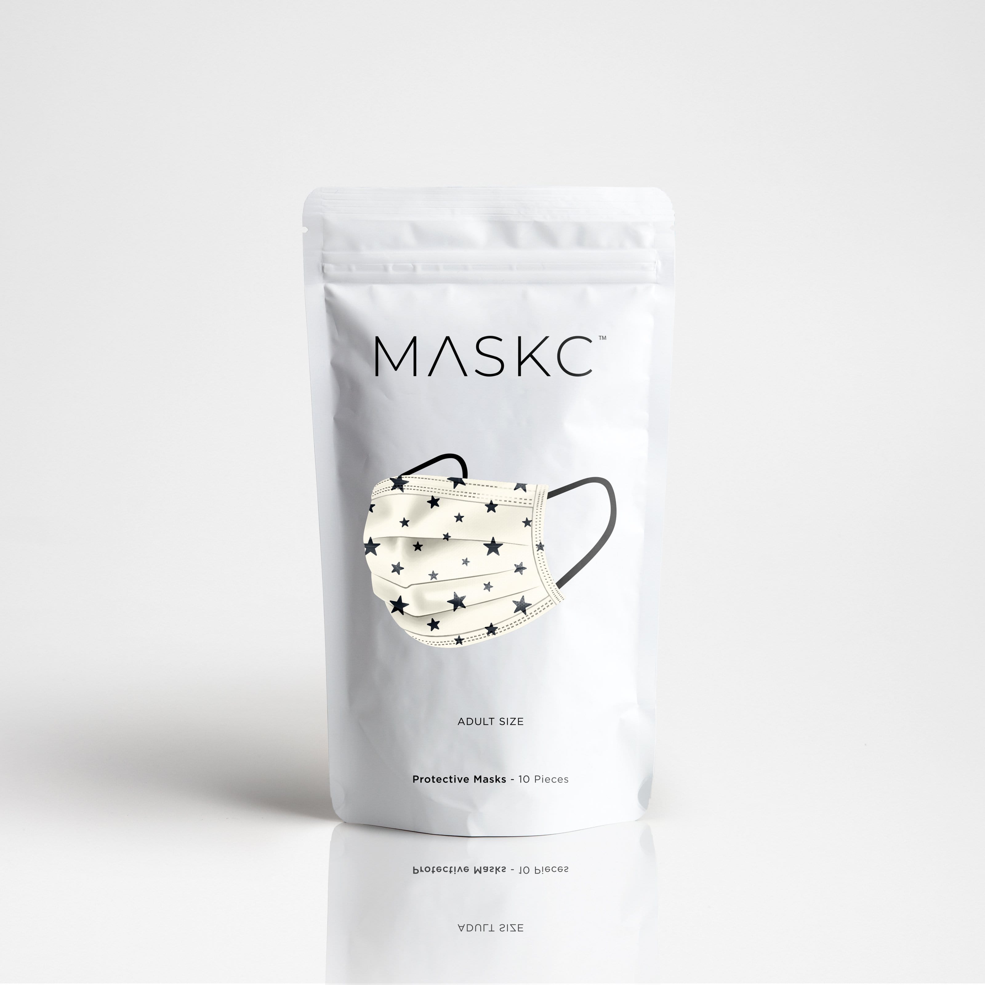 10 Pack of MASKC™ Stars Face Mask